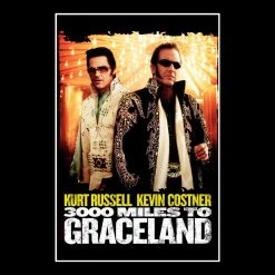 RARE-T 3000 Miles To Graceland Transcript Limited Signature Edition Studio Licensed Custom Frame