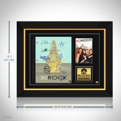 RARE-T 30 Rock Script Limited Signature Edition Studio Licensed Custom Frame