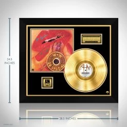 RARE-T Limited Edition Frames .38 Special - Rockin’ Into The Night Gold LP Limited Signature Edition Studio Licensed Custom Frame