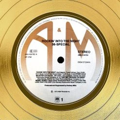 RARE-T Limited Edition Frames .38 Special - Rockin’ Into The Night Gold LP Limited Signature Edition Studio Licensed Custom Frame