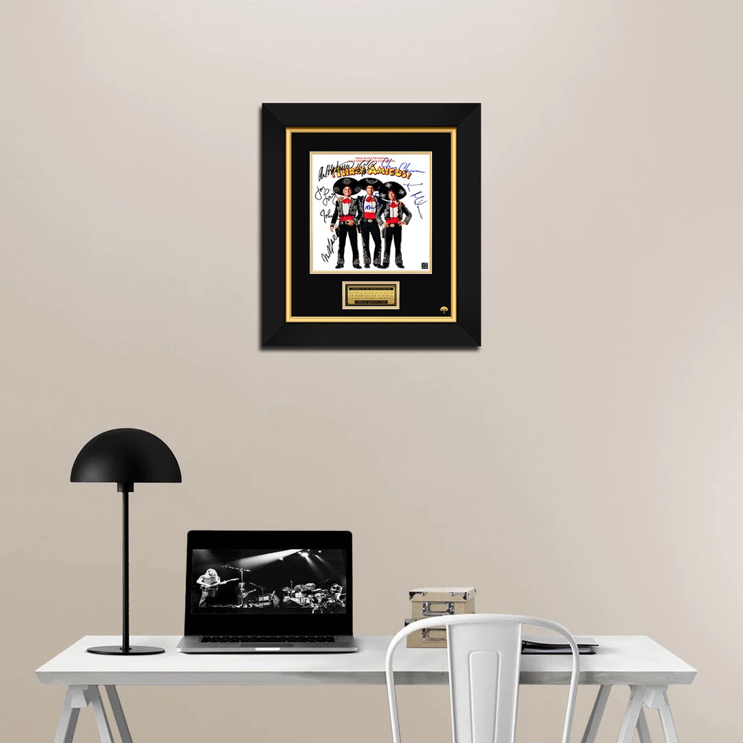 RARE-T Three Amigos - Original Motion Picture Soundtrack LP Cover Limited Signature Edition Studio Licensed Custom Frame Limited Edition Frames 2 RARE-T Three Amigos - Original Motion Picture Soundtrack LP Cover Limited Signature Edition Studio Licensed Custom Frame Limited Edition Frames