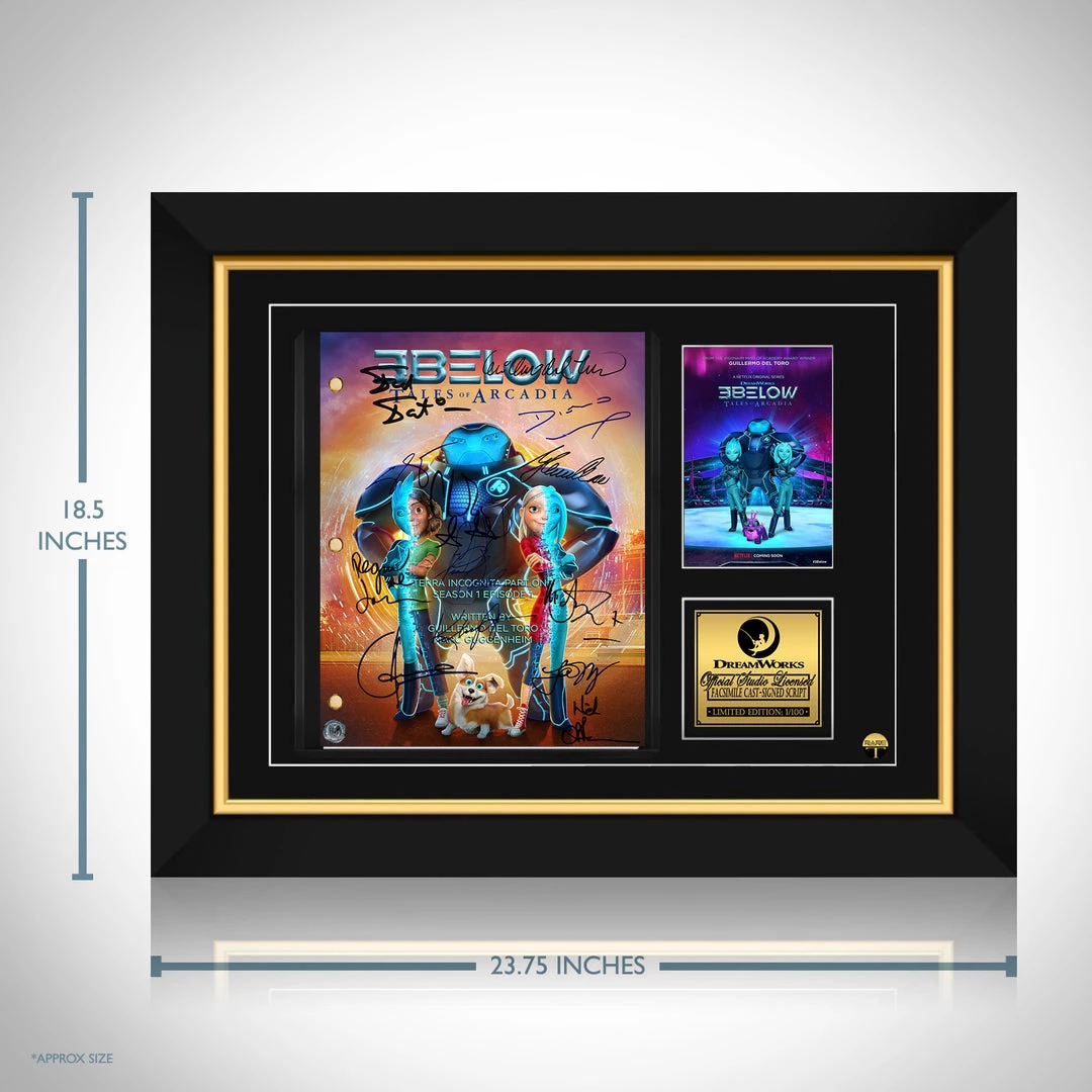 RARE-T NEW 3Below Tales Of Arcadia Script Limited Signature Edition Studio Licensed Custom Frame 3 RARE-T NEW 3Below Tales Of Arcadia Script Limited Signature Edition Studio Licensed Custom Frame