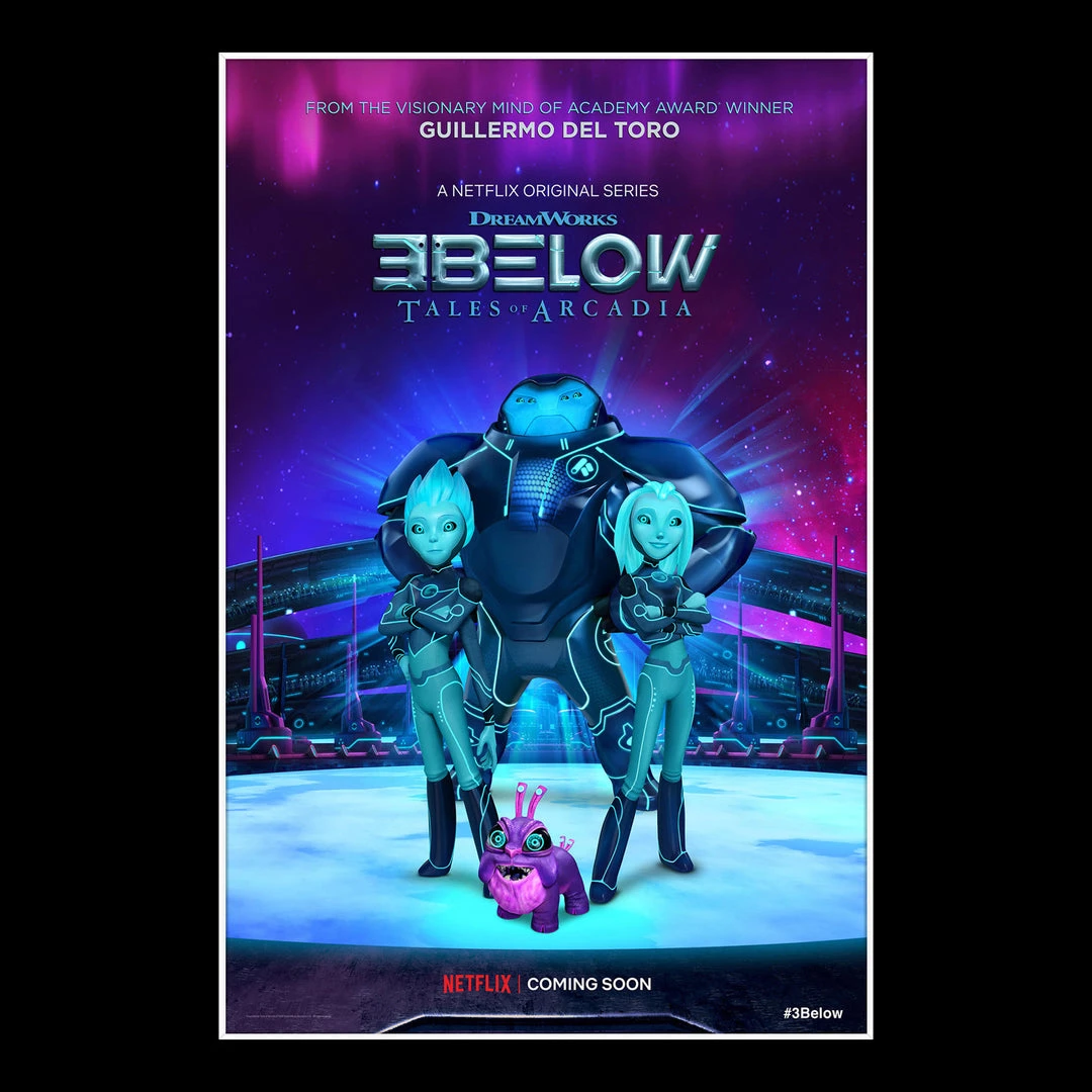 RARE-T NEW 3Below Tales Of Arcadia Script Limited Signature Edition Studio Licensed Custom Frame 9 RARE-T NEW 3Below Tales Of Arcadia Script Limited Signature Edition Studio Licensed Custom Frame