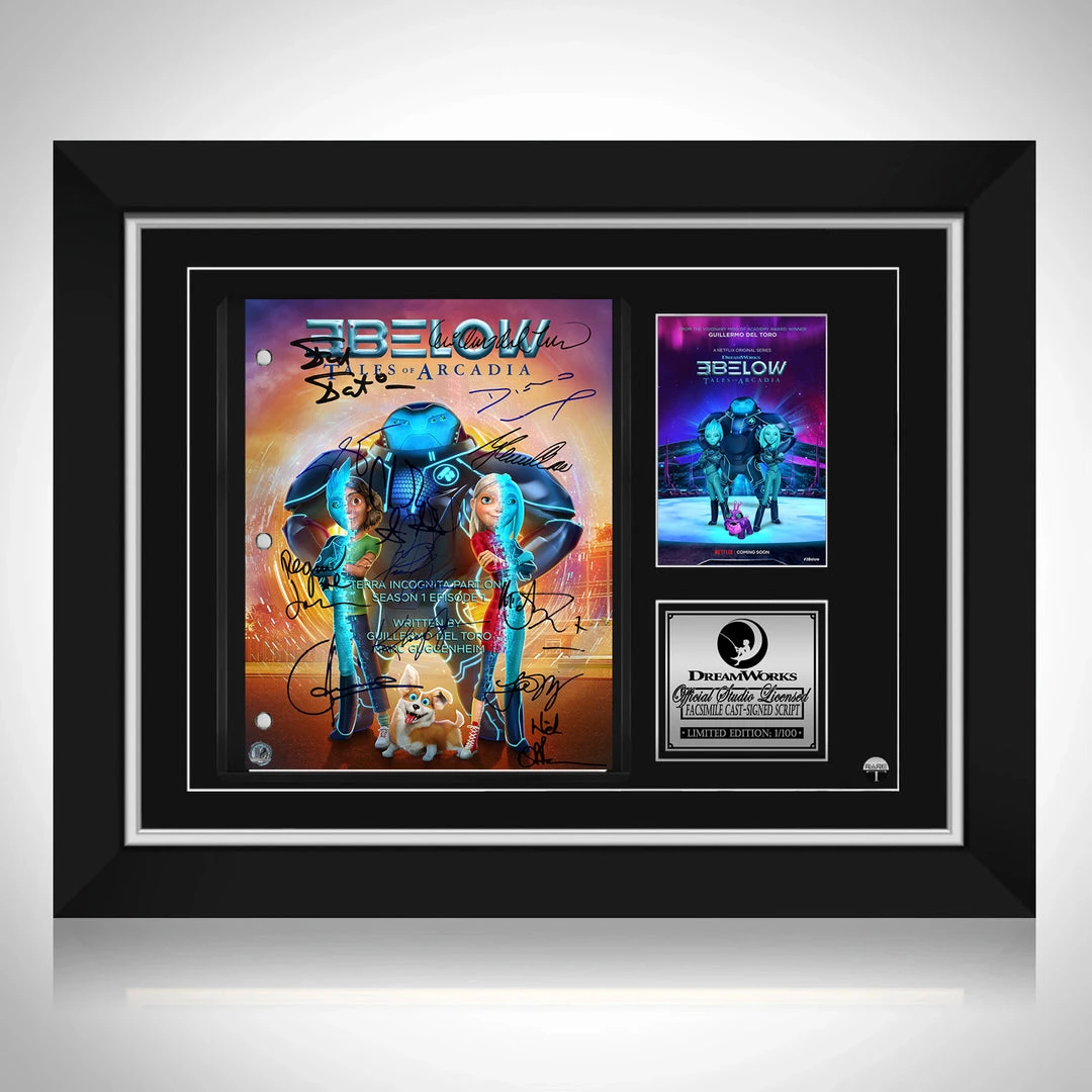 RARE-T NEW 3Below Tales Of Arcadia Script Limited Signature Edition Studio Licensed Custom Frame 12 RARE-T NEW 3Below Tales Of Arcadia Script Limited Signature Edition Studio Licensed Custom Frame