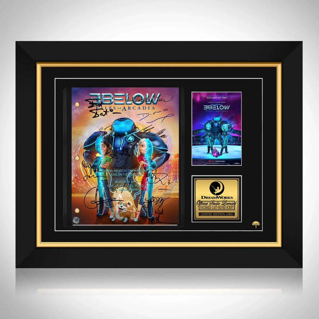 RARE-T NEW 3Below Tales Of Arcadia Script Limited Signature Edition Studio Licensed Custom Frame 1 RARE-T NEW 3Below Tales Of Arcadia Script Limited Signature Edition Studio Licensed Custom Frame