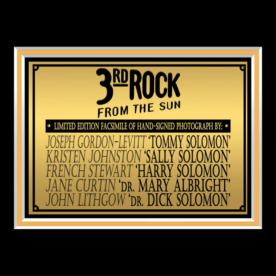 RARE-T 3rd Rock From The Sun Cast Photo Limited Signature Edition Studio Licensed Custom Frame Limited Edition Frames 6 RARE-T 3rd Rock From The Sun Cast Photo Limited Signature Edition Studio Licensed Custom Frame Limited Edition Frames