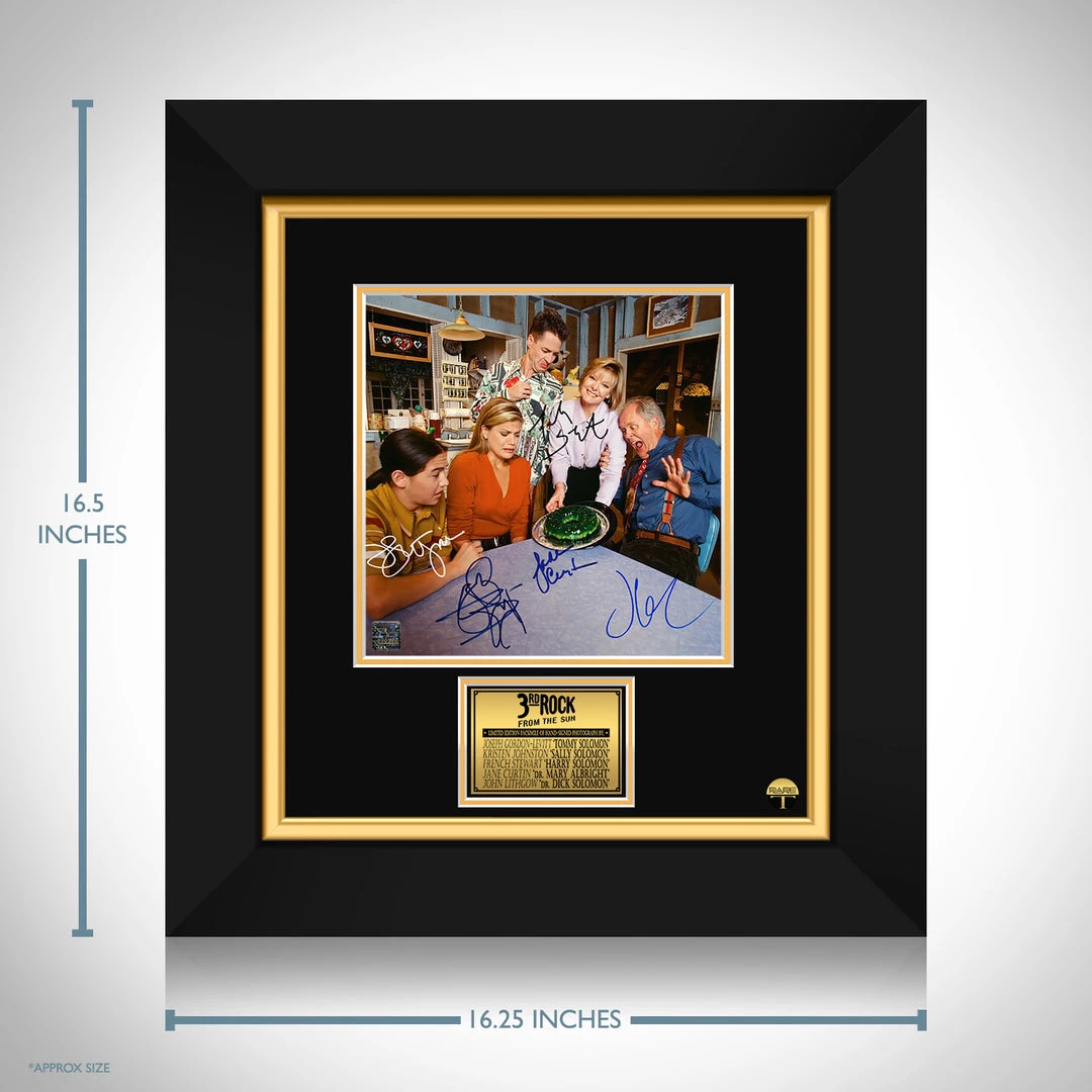 RARE-T 3rd Rock From The Sun Cast Photo Limited Signature Edition Studio Licensed Custom Frame Limited Edition Frames 3 RARE-T 3rd Rock From The Sun Cast Photo Limited Signature Edition Studio Licensed Custom Frame Limited Edition Frames