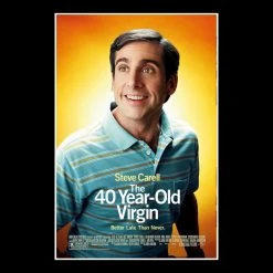 RARE-T Limited Edition Frames The 40 Year-Old Virgin Script Limited Signature Edition Studio Licensed Custom Frame