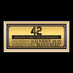 RARE-T Sports Memorabilia 42 Photo Limited Signature Edition Studio Licensed Custom Frame