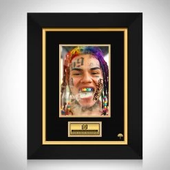 RARE-T 6ix9ine Limited Signature Edition Studio Licensed Photo Custom Frame