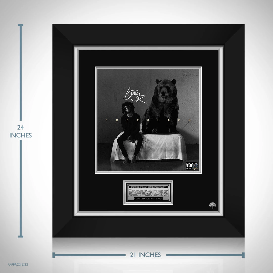 RARE-T Limited Edition Frames 6lack - Free 6Lack LP Cover Limited Signature Edition Studio Licensed Custom Frame 3 RARE-T Limited Edition Frames 6lack - Free 6Lack LP Cover Limited Signature Edition Studio Licensed Custom Frame
