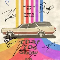 RARE-T That 70's Show Script Limited Signature Edition Studio Licensed Custom Frame Limited Edition Frames