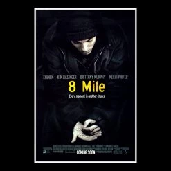 RARE-T 8 Mile Eminem Movie Script Limited Signature Edition Studio Licensed Custom Frame Limited Edition Frames