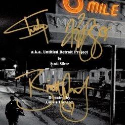 RARE-T 8 Mile Eminem Movie Script Limited Signature Edition Studio Licensed Custom Frame Limited Edition Frames