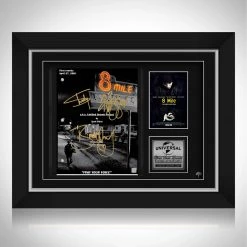 RARE-T 8 Mile Eminem Movie Script Limited Signature Edition Studio Licensed Custom Frame Limited Edition Frames