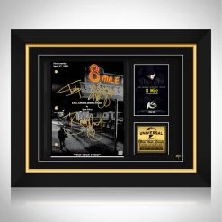 RARE-T 8 Mile Eminem Movie Script Limited Signature Edition Studio Licensed Custom Frame Limited Edition Frames