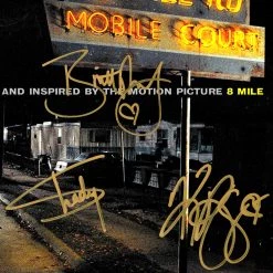 RARE-T 8 Mile Soundtrack Gold LP Limited Signature Edition Studio Licensed Custom Frame 17 RARE-T 8 Mile Soundtrack Gold LP Limited Signature Edition Studio Licensed Custom Frame