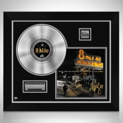 RARE-T 8 Mile Soundtrack Platinum LP Limited Signature Edition Studio Licensed Custom Frame