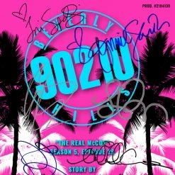 RARE-T Beverly Hills 90210 Transcript Limited Signature Edition Studio Licensed Custom Frame Limited Edition Frames