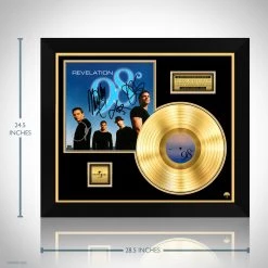RARE-T 98 Degrees - Revelation Gold LP Limited Signature Edition Studio Licensed Custom Frame Limited Edition Frames
