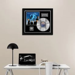 RARE-T Limited Edition Frames 98 Degrees - Revelation Platinum LP Limited Signature Edition Studio Licensed Custom Frame