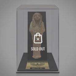 RARE-T Ancient Artifacts Authentic, Oversized Xl Carved Ushabti Tomb Statue Dating From 664-525 Bc