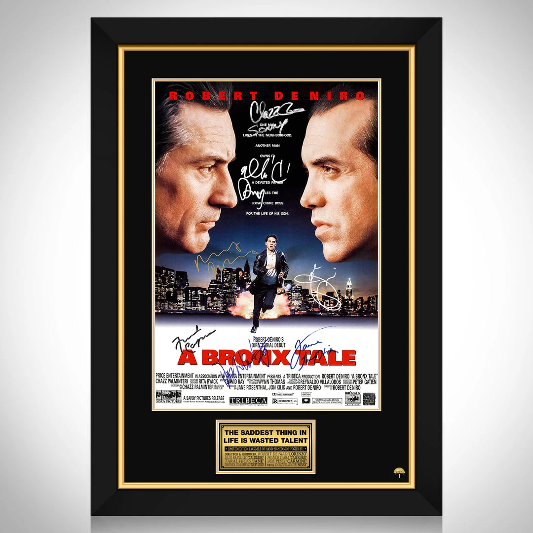 RARE-T A Bronx Tale Mini Poster Limited Signature Edition Studio Licensed Custom Frame Limited Edition Frames 1 RARE-T A Bronx Tale Mini Poster Limited Signature Edition Studio Licensed Custom Frame Limited Edition Frames