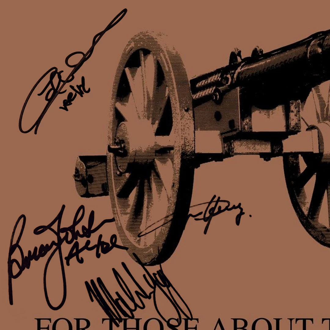 RARE-T AC/DC For Those About To Rock Platinum LP Limited Signature Edition Studio Licensed Custom Frame 2 RARE-T AC/DC For Those About To Rock Platinum LP Limited Signature Edition Studio Licensed Custom Frame