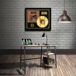 RARE-T AC/DC For Those About To Rock Limited Signature Edition Studio Licensed Gold LP Custom Frame Limited Edition Frames 14 RARE-T AC/DC For Those About To Rock Limited Signature Edition Studio Licensed Gold LP Custom Frame Limited Edition Frames