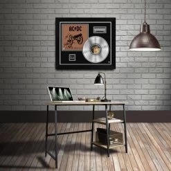 RARE-T AC/DC For Those About To Rock Platinum LP Limited Signature Edition Studio Licensed Custom Frame 13 RARE-T AC/DC For Those About To Rock Platinum LP Limited Signature Edition Studio Licensed Custom Frame