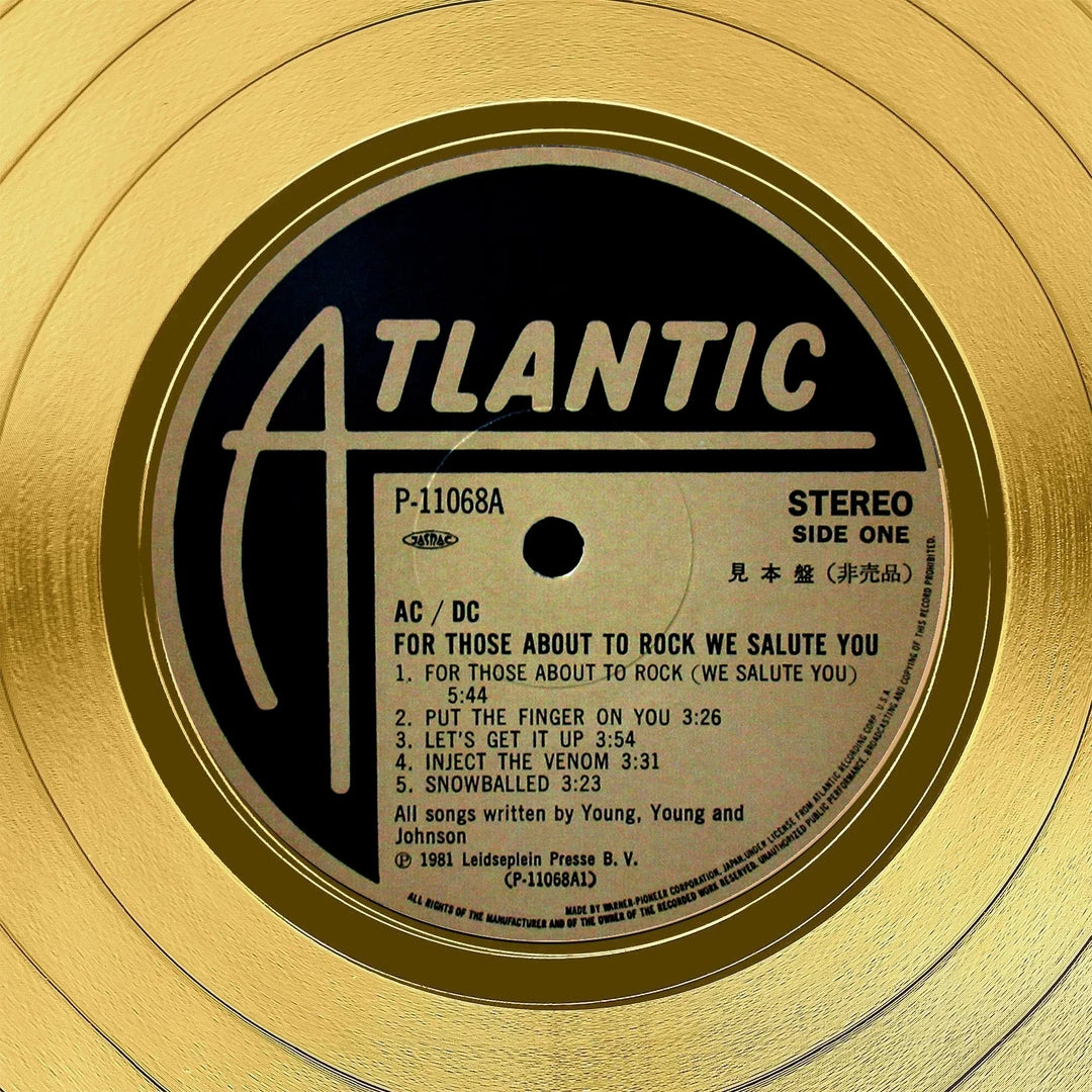 RARE-T AC/DC For Those About To Rock Limited Signature Edition Studio Licensed Gold LP Custom Frame Limited Edition Frames 8 RARE-T AC/DC For Those About To Rock Limited Signature Edition Studio Licensed Gold LP Custom Frame Limited Edition Frames
