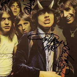 RARE-T Limited Edition Frames AC/DC Highway To Hell Platinum LP Limited Signature Edition Studio Licensed Custom Frame