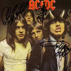 RARE-T AC/DC Highway To Hell LP Cover Limited Signature Edition Studio Licensed Custom Frame