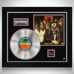 RARE-T Limited Edition Frames AC/DC Highway To Hell Platinum LP Limited Signature Edition Studio Licensed Custom Frame