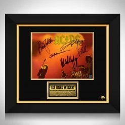 RARE-T Limited Edition Frames AC/DC Limited Signature Edition Studio Licensed Photo Custom Frame