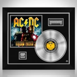 RARE-T AC/DC Iron Man 2 Soundtrack Platinum LP Limited Signature Edition Studio Licensed Custom Frame