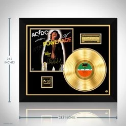 RARE-T Limited Edition Frames AC/DC - Powerage Gold LP Limited Signature Edition Studio Licensed Custom Frame 14 RARE-T Limited Edition Frames AC/DC - Powerage Gold LP Limited Signature Edition Studio Licensed Custom Frame