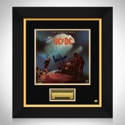 RARE-T Limited Edition Frames AC/DC - Let There Be Rock LP Cover Limited Signature Edition Studio Licensed Custom Frame