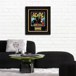 RARE-T AC/DC Iron Man 2 Soundtrack Limited Signature Edition Studio Licensed LP Cover Custom Frame Limited Edition Frames