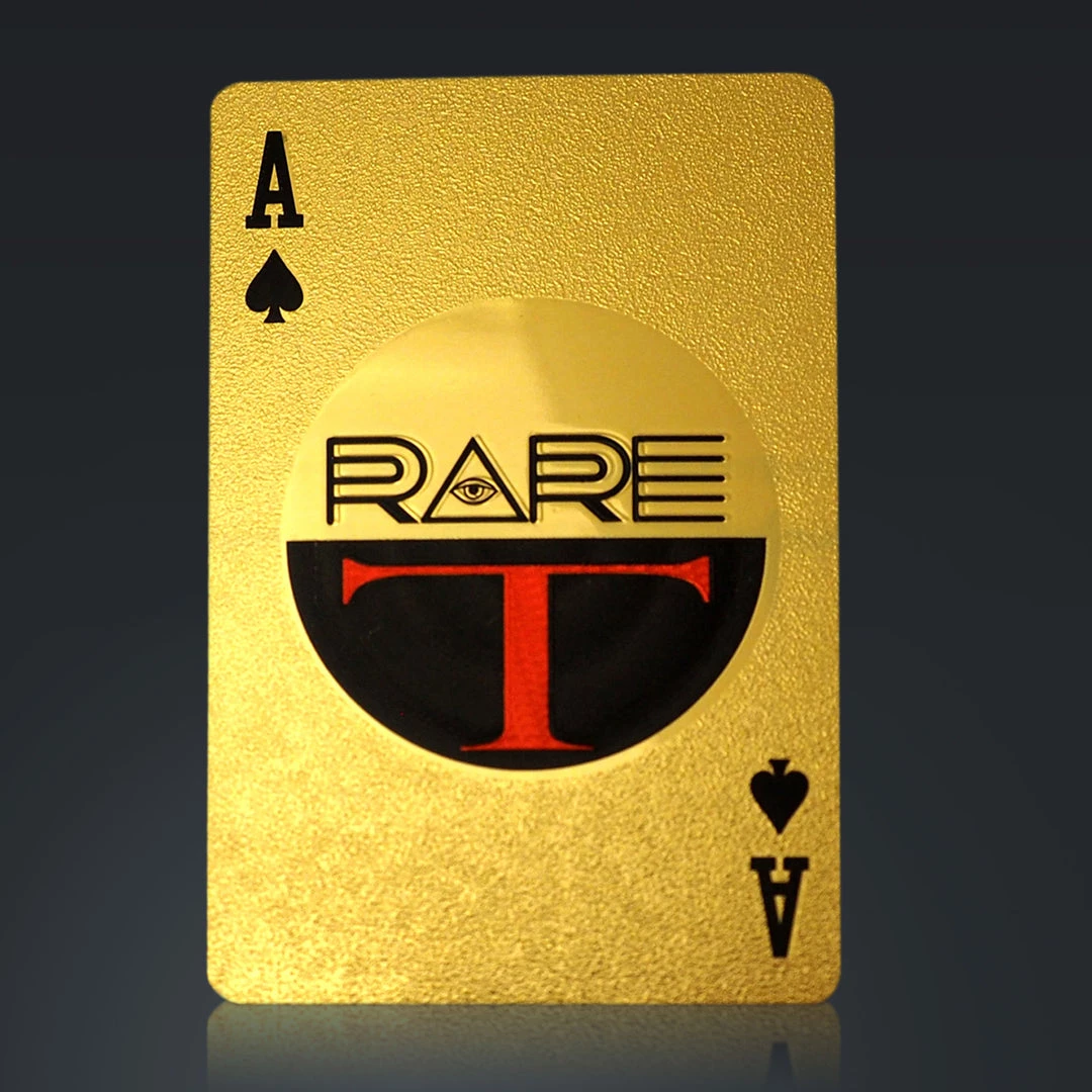 RARE-T Ready To Ship! 48 Hour Shipping! 24K Gold Plated Playing Cards I Know You Lying But Continue...Pattern 9 RARE-T Ready To Ship! 48 Hour Shipping! 24K Gold Plated Playing Cards I Know You Lying But Continue...Pattern