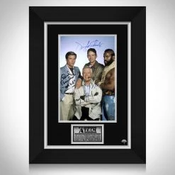 RARE-T A-Team Cast Photo Limited Signature Edition Studio Licensed Custom Frame Limited Edition Frames