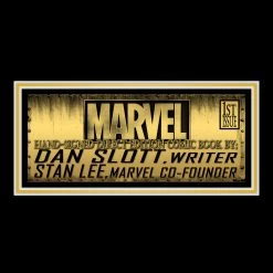 APW Marvel Now - A+X (2012) #1 Hand-Signed Comic Book By Dan Slott & Stan Lee Custom Frame Signed Memorabilia