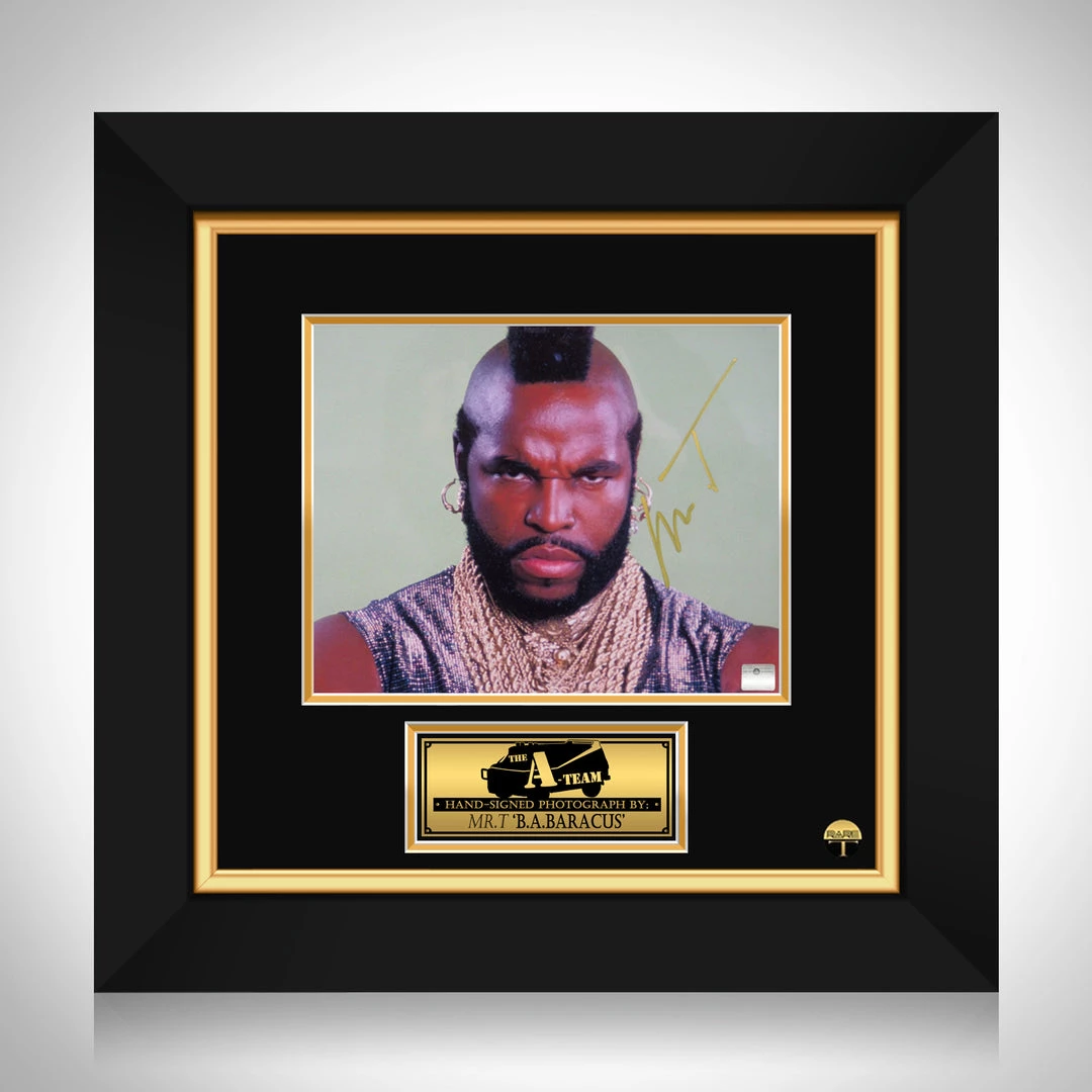 APW The A-Team- 'B.A. Baracus' Hand-Signed Photo By Mr T Custom Frame Signed Memorabilia 1 APW The A-Team- 'B.A. Baracus' Hand-Signed Photo By Mr T Custom Frame Signed Memorabilia