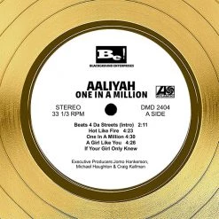RARE-T Aaliyah - One In A Million Gold LP Limited Signature Edition Studio Licensed Custom Frame NEW 14 RARE-T Aaliyah - One In A Million Gold LP Limited Signature Edition Studio Licensed Custom Frame NEW
