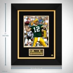 RARE-T Green Bay Packers - Aaron Rodgers Photo Limited Signature Edition Studio Licensed Custom Frame