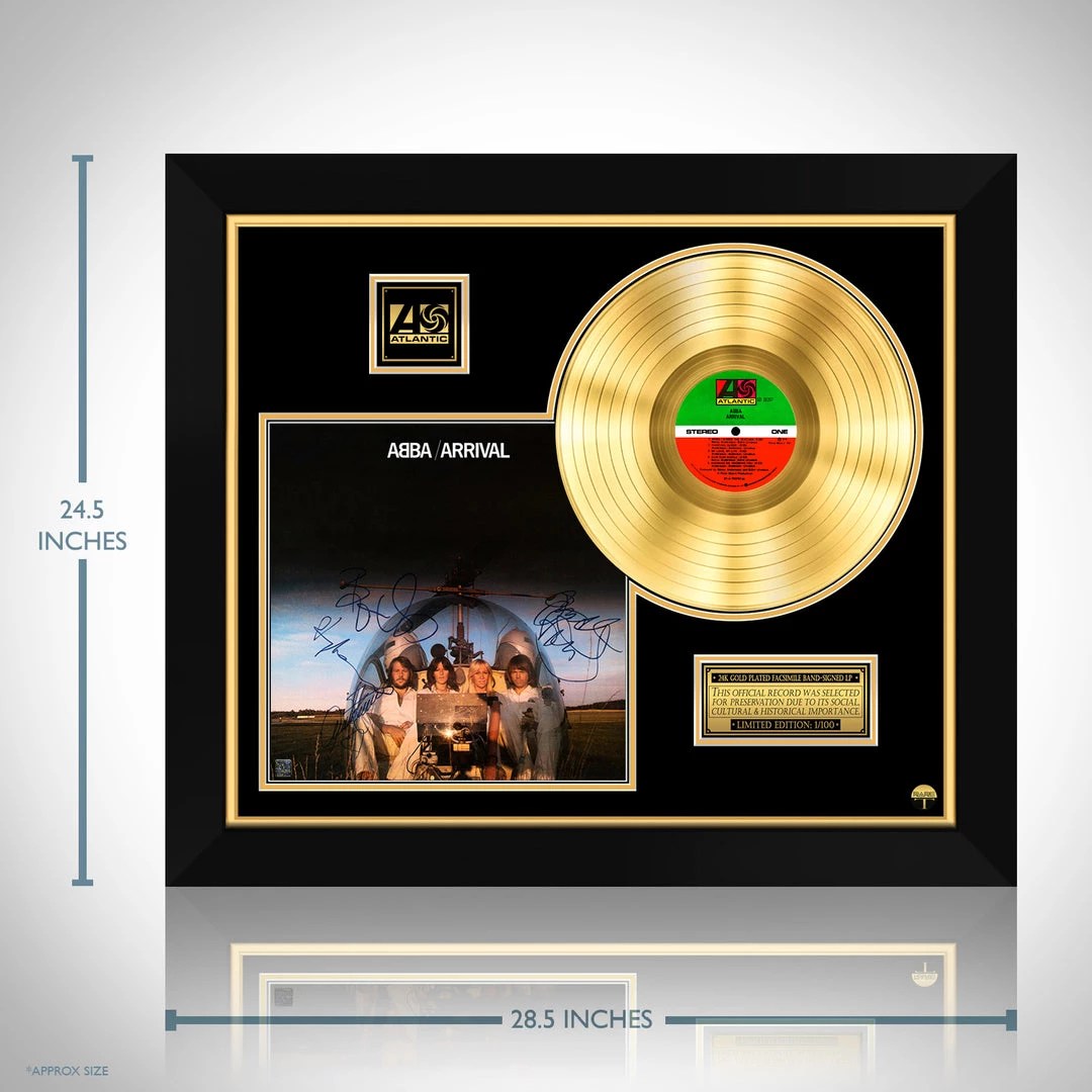 RARE-T Abba - Arrival Gold LP Limited Signature Edition Studio Licensed Custom Frame Limited Edition Frames 3 RARE-T Abba - Arrival Gold LP Limited Signature Edition Studio Licensed Custom Frame Limited Edition Frames