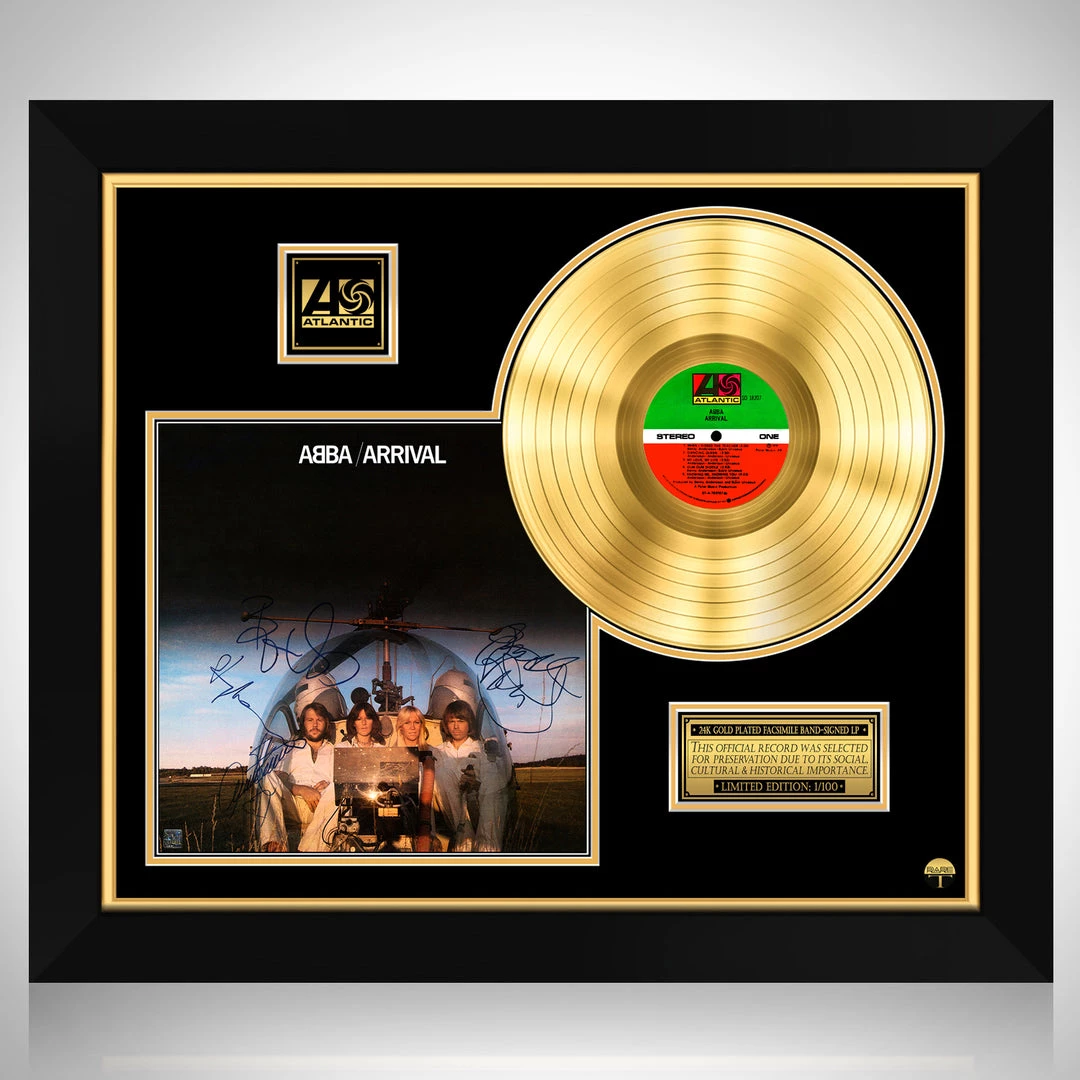 RARE-T Abba - Arrival Gold LP Limited Signature Edition Studio Licensed Custom Frame Limited Edition Frames 1 RARE-T Abba - Arrival Gold LP Limited Signature Edition Studio Licensed Custom Frame Limited Edition Frames