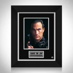 RARE-T Above The Law - Steven Seagal Photo Limited Signature Edition Studio Licensed Custom Frame