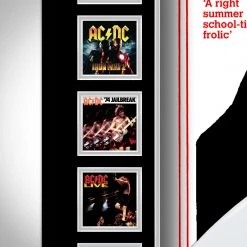 PPC Signed Memorabilia Ac/Dc- Psa/Dna Certified Hand-Signed Electric Guitar By Brian Johnson, Angus Young, Stevie Young & Chris Slade Custom Shadow Box Frame