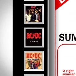 PPC Signed Memorabilia Ac/Dc- Psa/Dna Certified Hand-Signed Electric Guitar By Brian Johnson, Angus Young, Stevie Young & Chris Slade Custom Shadow Box Frame